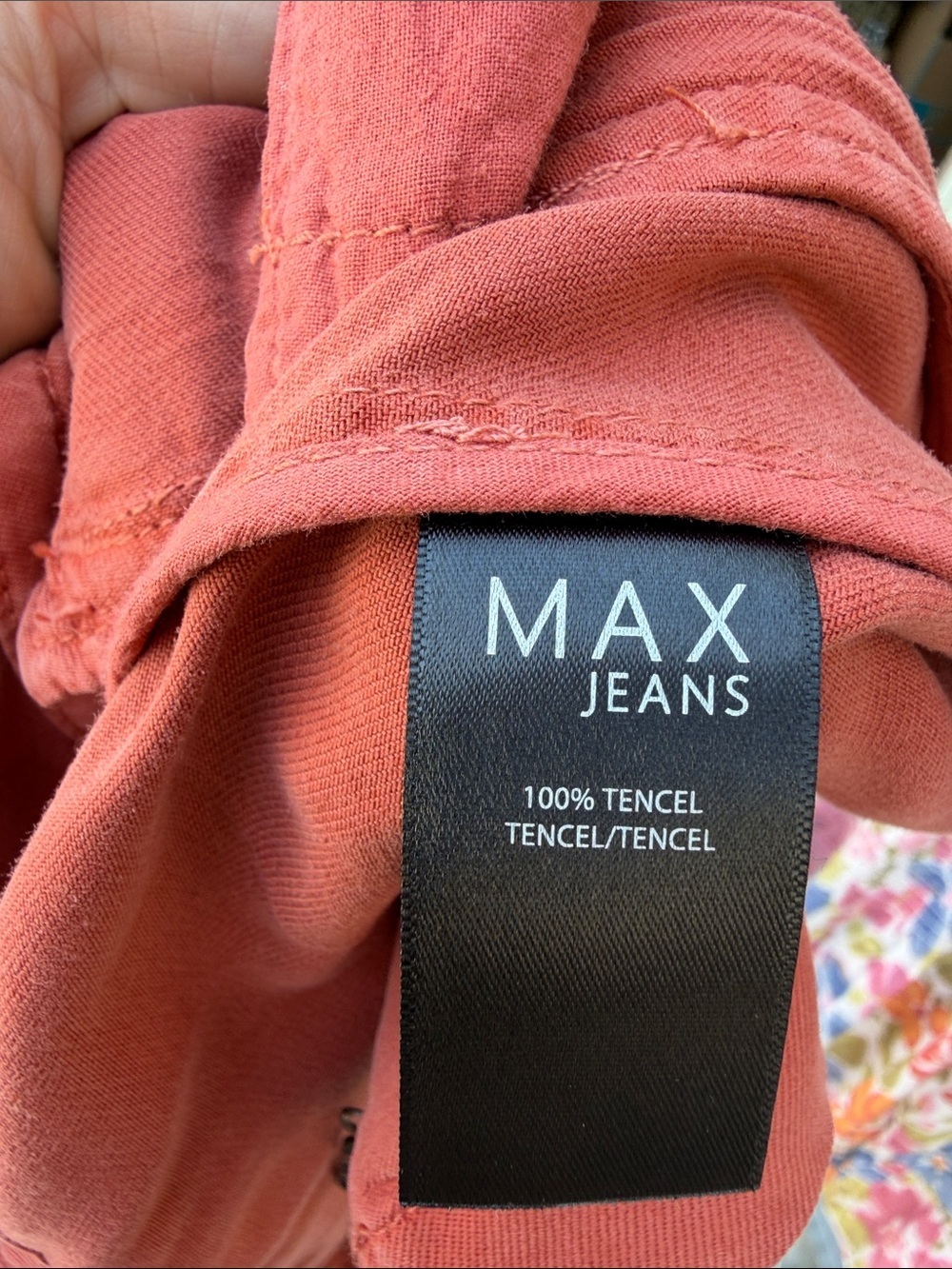 Max Jeans Rust-Red Utility Jacket - Picture 4 of 4